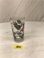 Vintage Boscul Holly Peanut Butter Glass