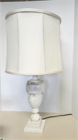 Alabaster based table lamp