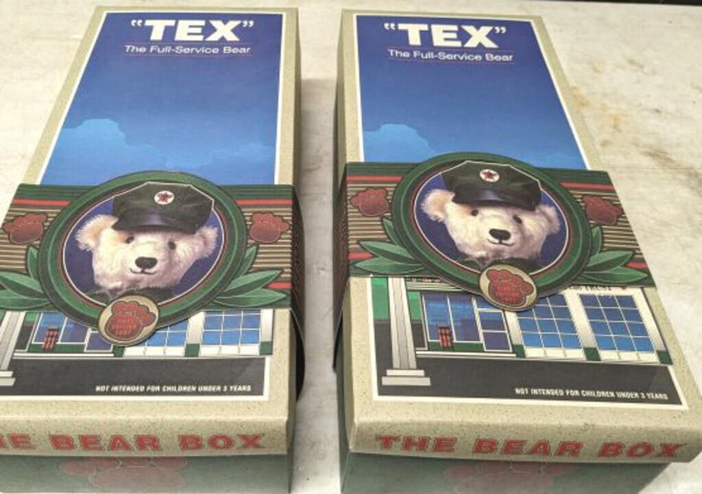 TEXACO BEAR BOXES