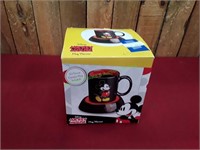 Disney Micky Mouse 10oz Coffee Mug & Warmer