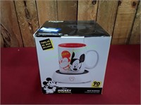 Disney Micky Mouse 12oz Coffee Mug & Warmer