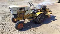 Sears Lawn Tractor w/ Rear Tiller Attachment*