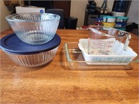 Pyrex Baking Dishes, Bowls, Measuring Cup
