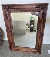 Wood Carved Wall Mirror