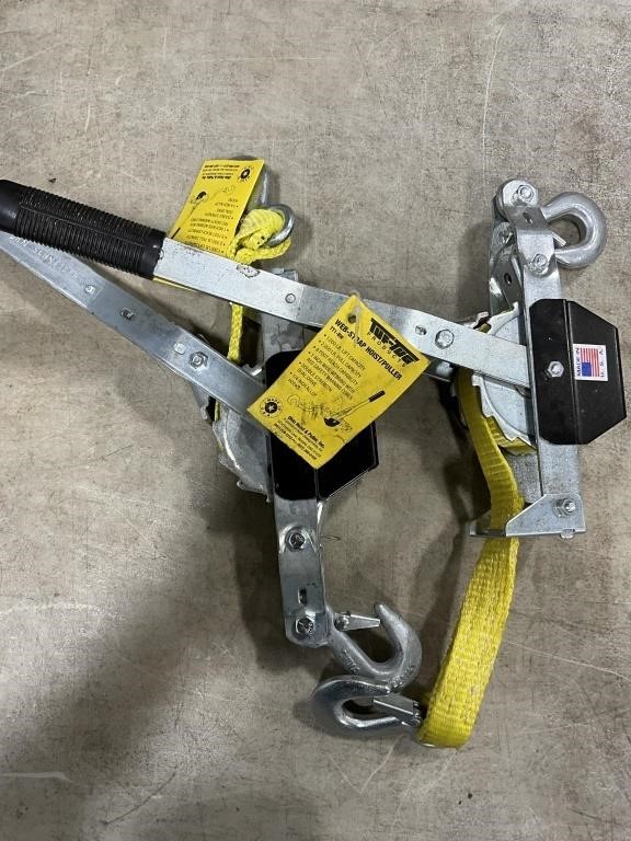 Web-strap hoist puller