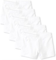 Girls Cartwheel Shorts 2-Pack - White