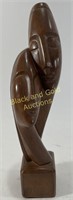 Vintage Wood Two Lovers Esco Products Statue