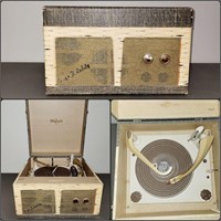 Vtg Portable High Fidelity Olympic Record Player