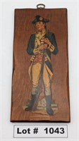 VINTAGE FREDERIC ELMIGER WALL PLAQUE OF WASHINGTON