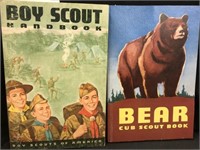 (2) Boy Scout Handbooks, Flashlight,