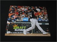 Eloy Jimenez Signed 8x10 Photo VSA COA