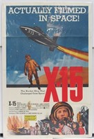 X-15 1961 Charles Bronson MGM 1sh Poster