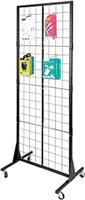 Umisu Grid Wall Panels Display Rack ,5.5' x 2' Ft