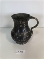 Silver Plate & Brass Vase