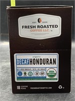 Organic decaf Honduran 18 coffee pods - k cups