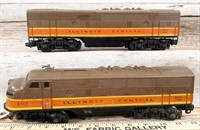 Lionel 2363 Illinois Central F3 diesel & B unit