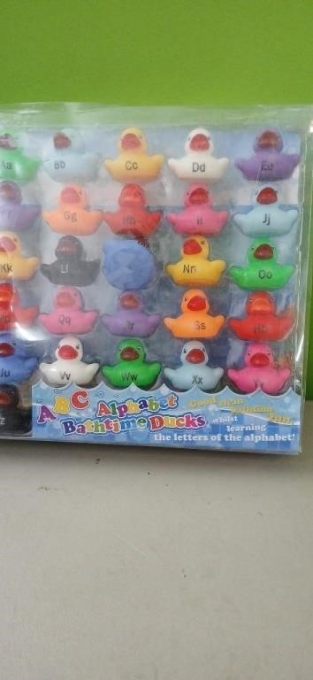 Alphabet Bathtime Ducks