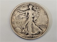 1923 S Silver Walking Liberty Half Dollar Coin