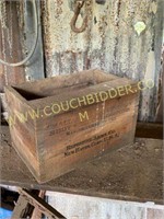 Antique Winchester shotgun crate