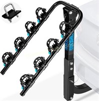 4 Bike Hitch Rack  Anti-Rattle  2 Receiver