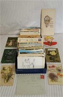 Huge Vintage Lot of Postcards & Gifting Cards