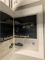 HANDMADE BOOK OF VINTAGE ADVERTISMENTS