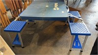 Pepsi blue folding picnic/camping table with