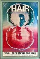 AN ORIGINAL POSTER OF "HAIR"