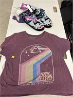Pink Floyd Shirt & Slippers Lot