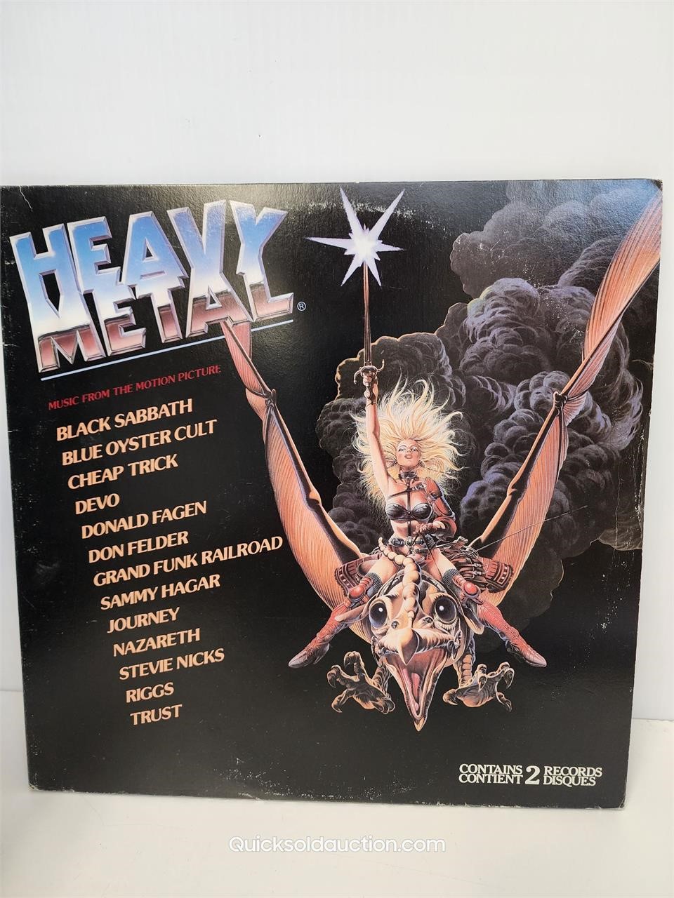 1981 Heavy Metal Soundtrack Vinyl 2 LP Records In