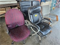 (5) ROLLING OFFICE CHAIRS