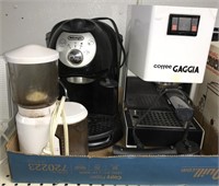 Coffee makers & grinder