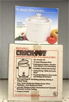 Crock pot & small slow cooker