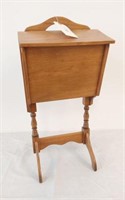 WOODEN SEWING STAND