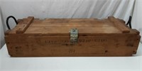 Vintage Wooden Ammunition Crate Z12A