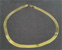 Ladies 10kt Yellow Gold Herringbone Chain