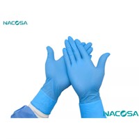 Case of 1000 NACOSA Nitrile Examination Gloves - L