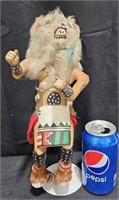 Vintage Native American Kachina Doll Long Hair