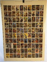 Roy Rogers 100 Card Factory Set Uncut Sheet