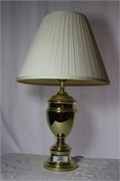 Brass Table Lamp w/ Shade