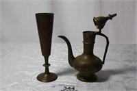 2 Pc Brass Decorative Items
