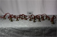 Set of Miniature Corded Brass Bells