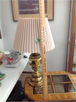 gold base table lamp