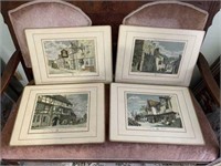 Set of 4 Old English Inn Prints