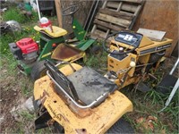 2 Ride-On Lawn Mowers for parts (AC & JD)