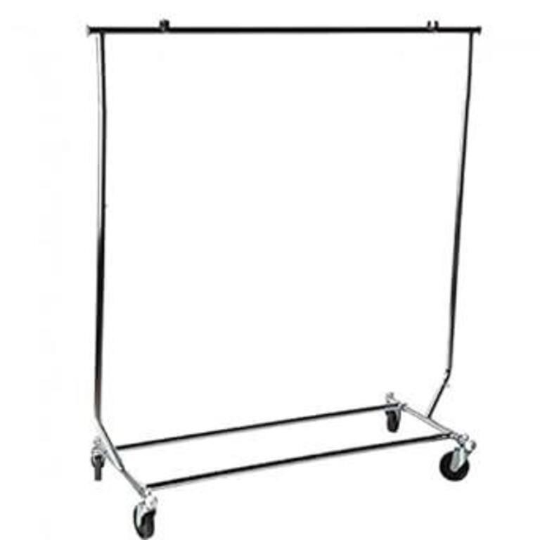 Servicorp Collapsible Rolling Garment Rack - NEW