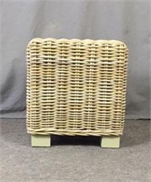 Wicker ottoman 18" tall x 16" wide x 16"