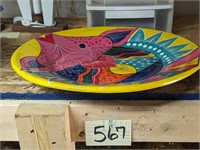 Painted Plate - 16"