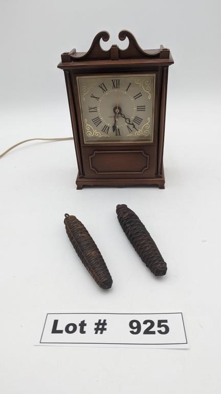 VINTAGE GENERAL ELECTRIC MANTEL CLOCK AND COOCOO C