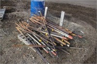 Pallet of Assorted Steel Fence Post